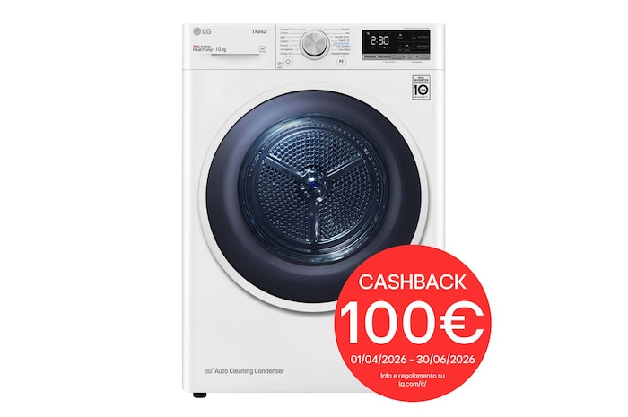 Foto frontale asciugatrice RH10V9AV4W con cashback